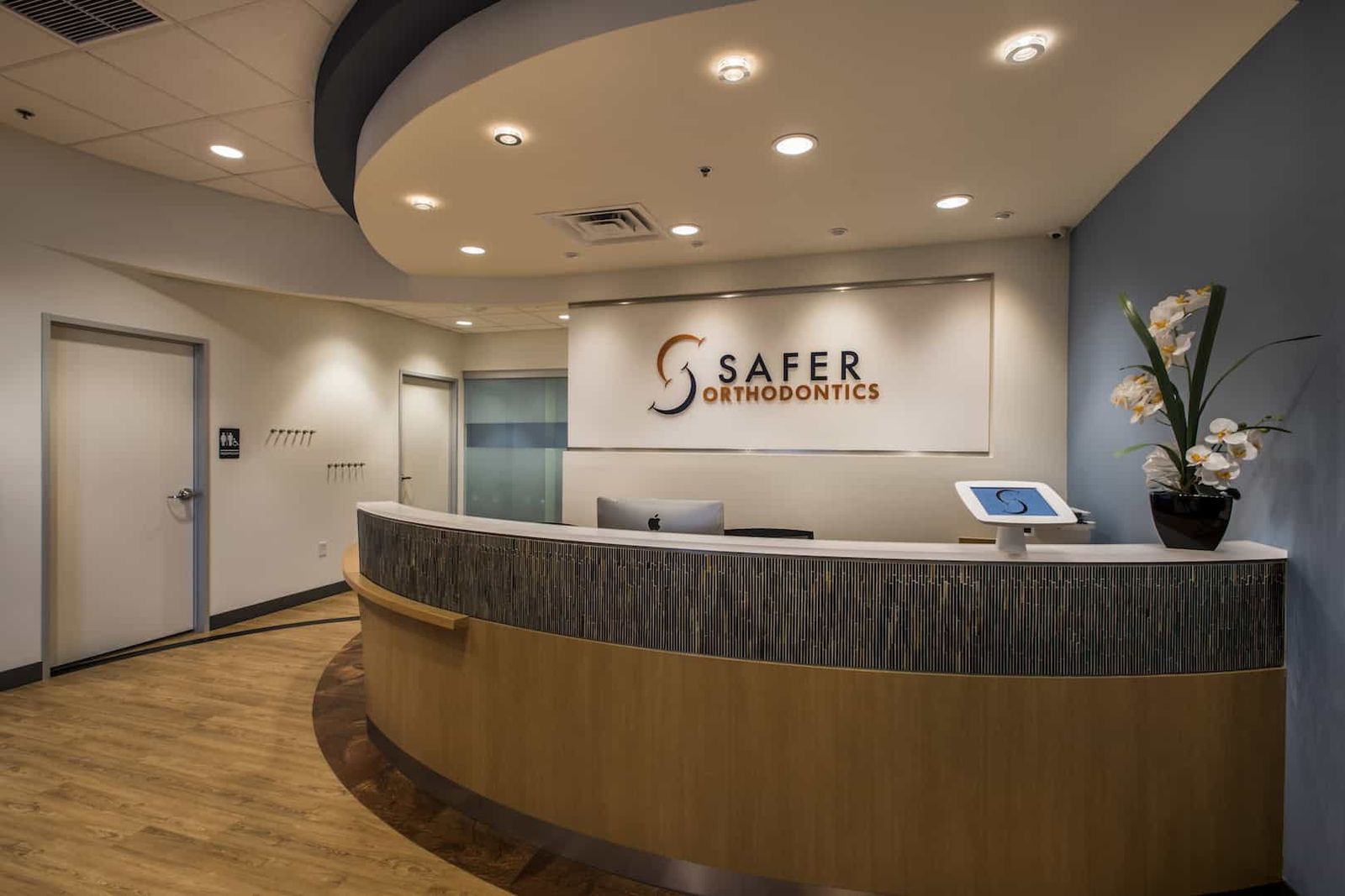 Safer Orthodontics reception area