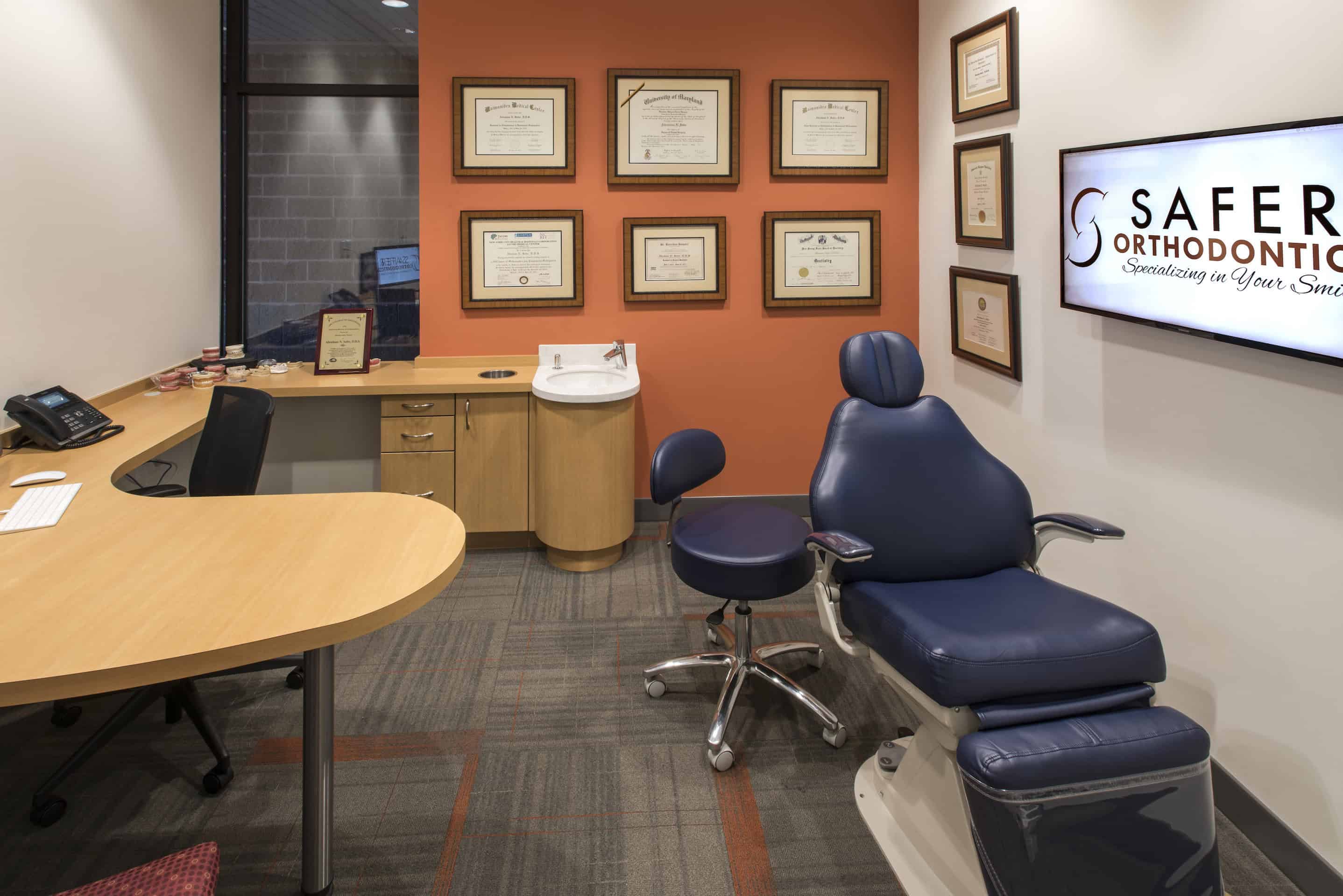 Safer Orthodontics office